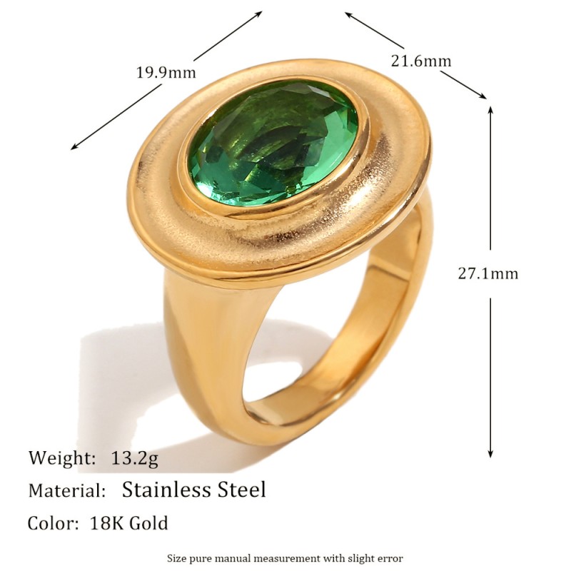 Hammer Double Factory - Heavy Ring Non-Oxidizing Jewelry