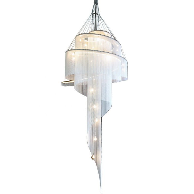 Aluminum Factory - Hotel Tassel LED Chandelier