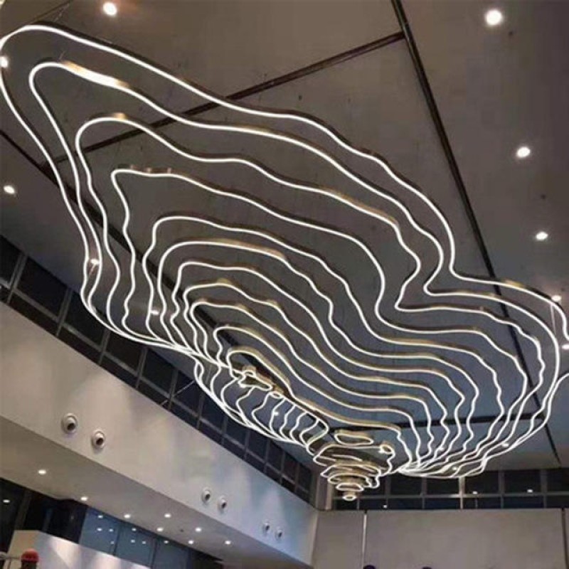 Art Chandelier Factory - Mountain Wave Multi-layer Ceiling Light