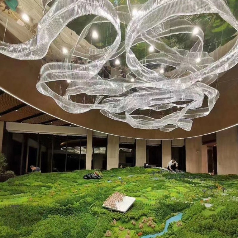 Crystal Chandelier Manufacturer - Custom Hotel Lobby Lighting