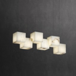 Square Pendant Factory - Marble Box Restaurant Lighting