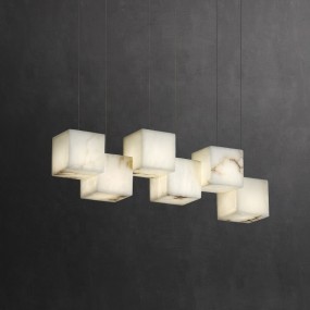 Square Pendant Factory - Marble Box Restaurant Lighting