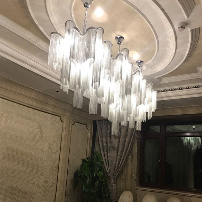 Wave Supplier - Art Aluminum Chain Lighting