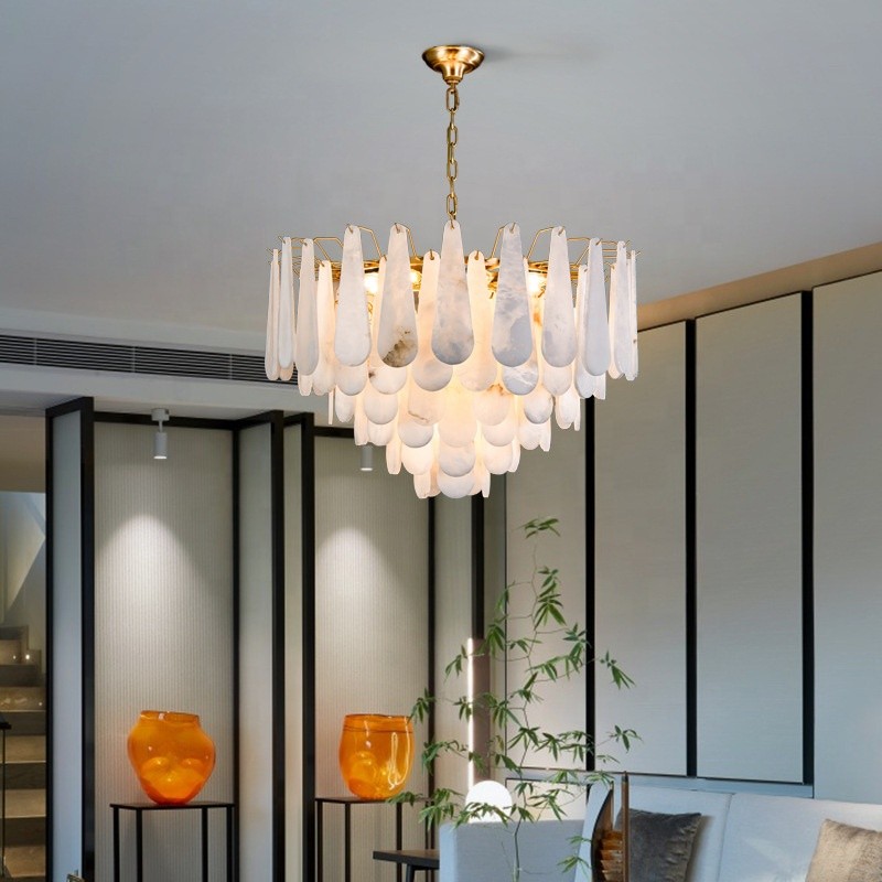 Alabaster Supplier - Minimalist Villa Decorative Lamp