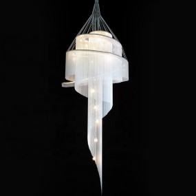 Aluminum Factory - Hotel Tassel LED Chandelier