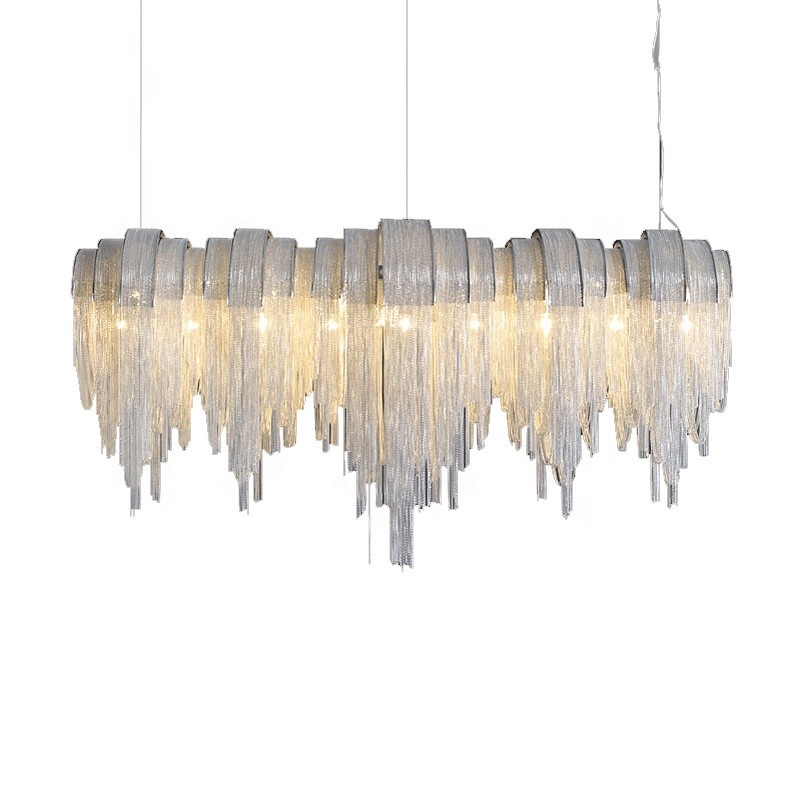 Chain Factory - Aluminum Tassel Project Chandelier