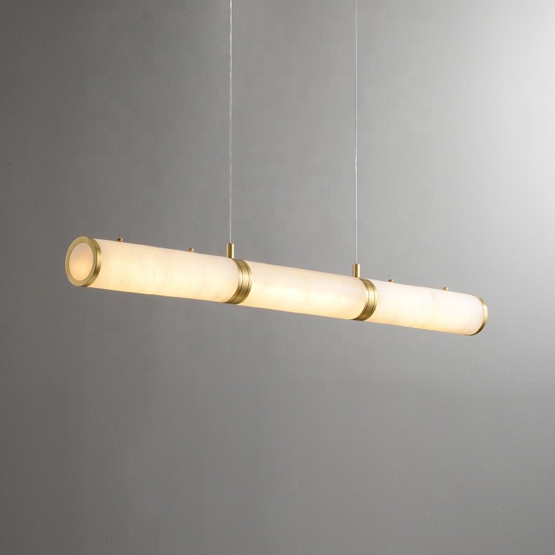 Chinese Pendant Supplier - Marble Brass Strip Lighting