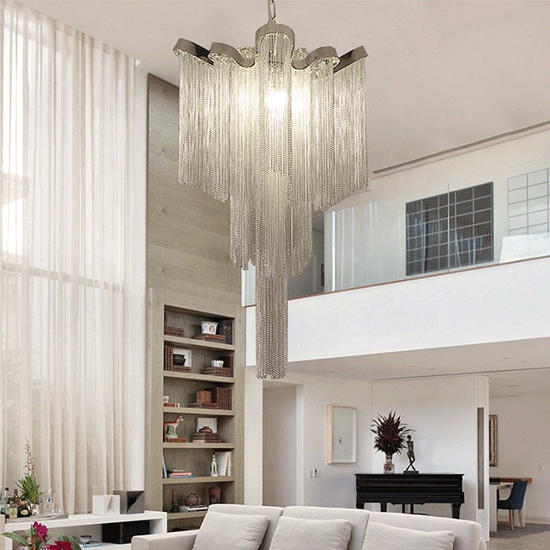 Creative Manufacturer - Aluminum Chain Villa Lighting