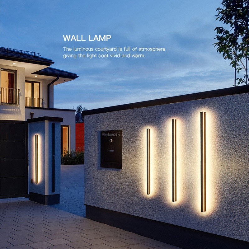 Matte Manufacturer - Black Waterproof Wall Lamp