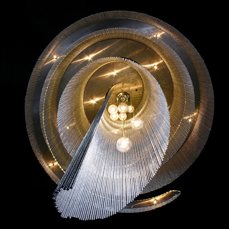 Aluminum Factory - Hotel Tassel LED Chandelier