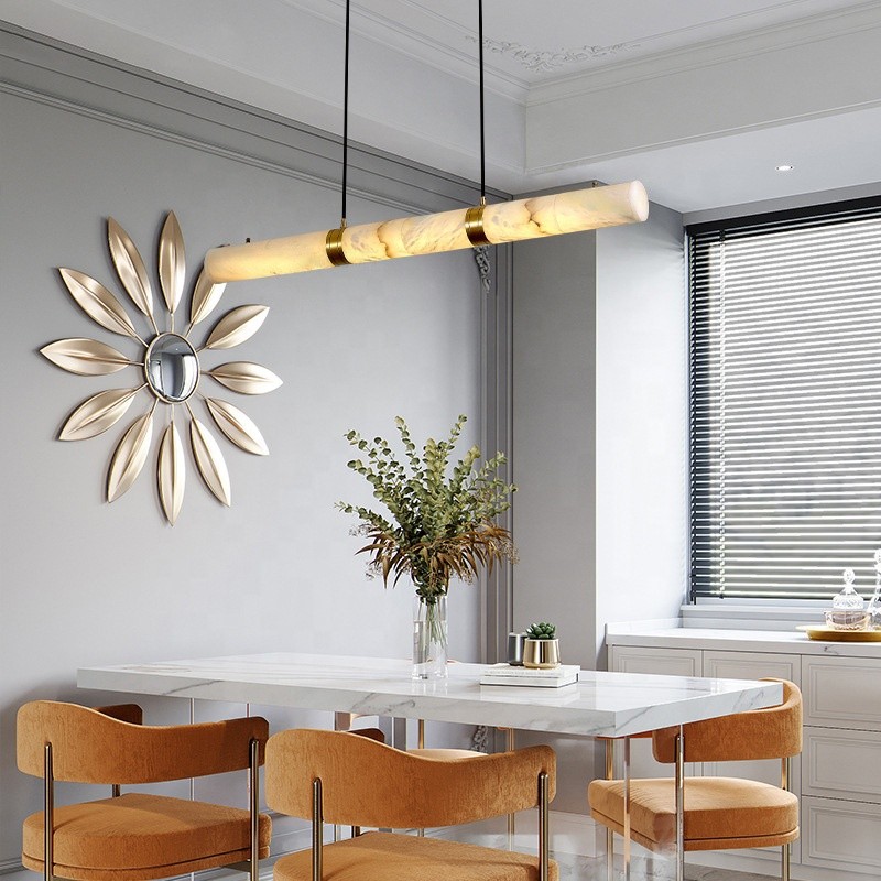 Chinese Pendant Supplier - Marble Brass Strip Lighting