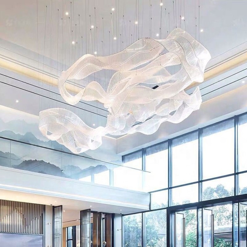 Crystal Chandelier Manufacturer - Custom Hotel Lobby Lighting