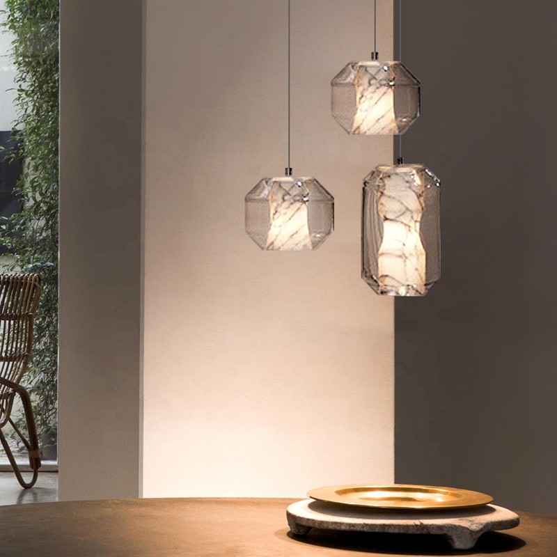 Marble Pendant Manufacturer - Nordic Stone Dining Room Lamp