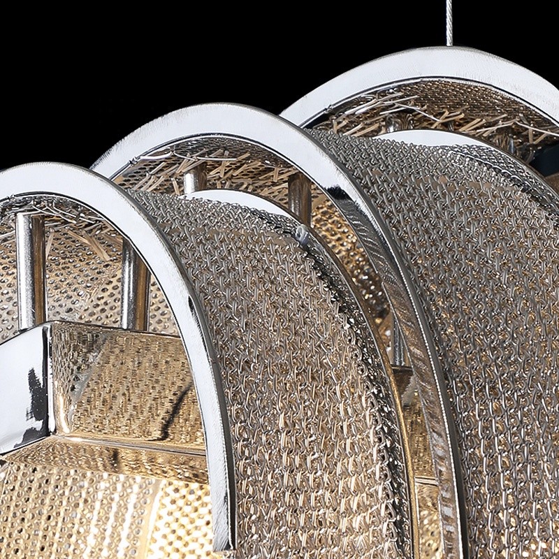 Chain Factory - Aluminum Tassel Project Chandelier