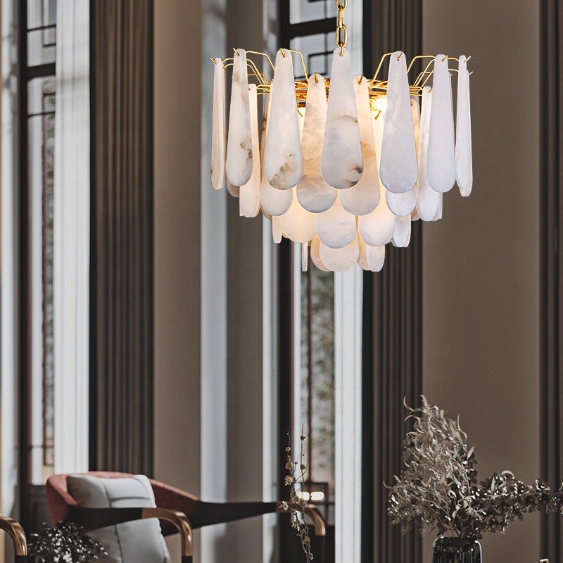 Alabaster Supplier - Minimalist Villa Decorative Lamp