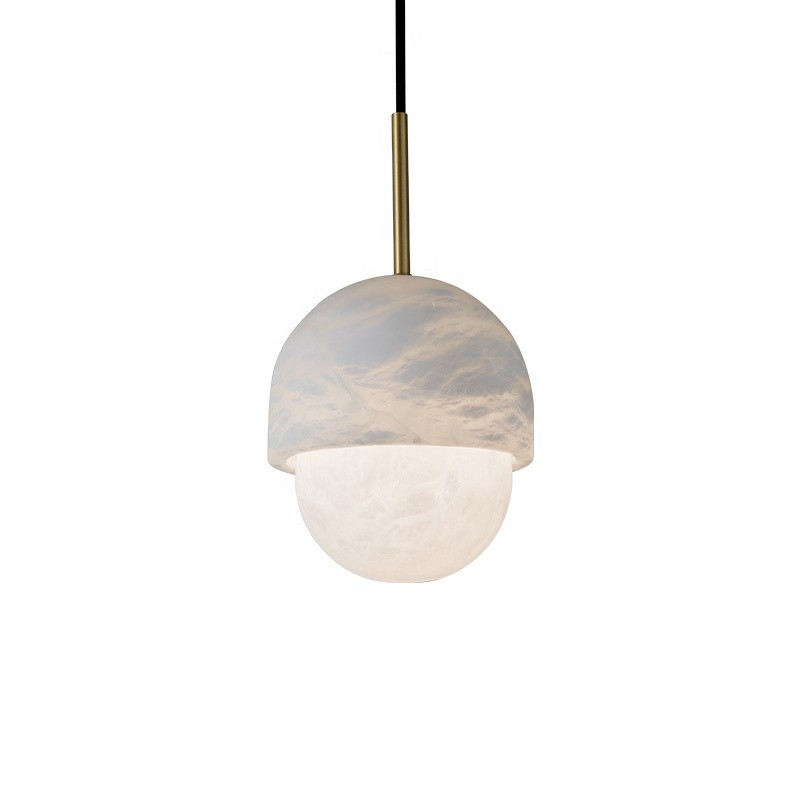 Alabaster Supplier - Symmetry Oval Marble Island Lamp