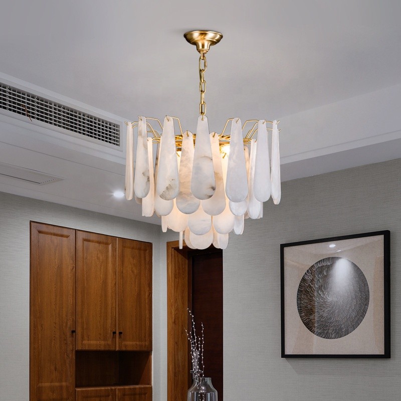 Alabaster Supplier - Minimalist Villa Decorative Lamp