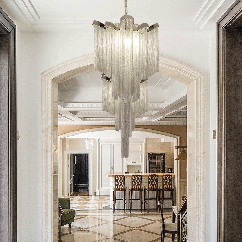 Creative Manufacturer - Aluminum Chain Villa Lighting