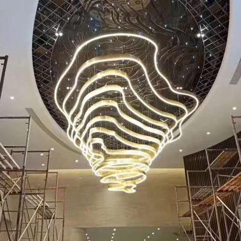 Art Chandelier Factory - Mountain Wave Multi-layer Ceiling Light