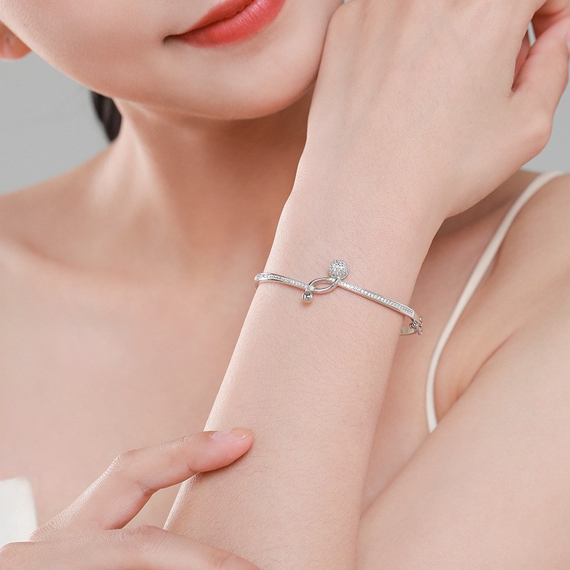 925 Sterling Silver Bangle Manufacturer - Wholesale Open Bangle Noble Nice Wedding