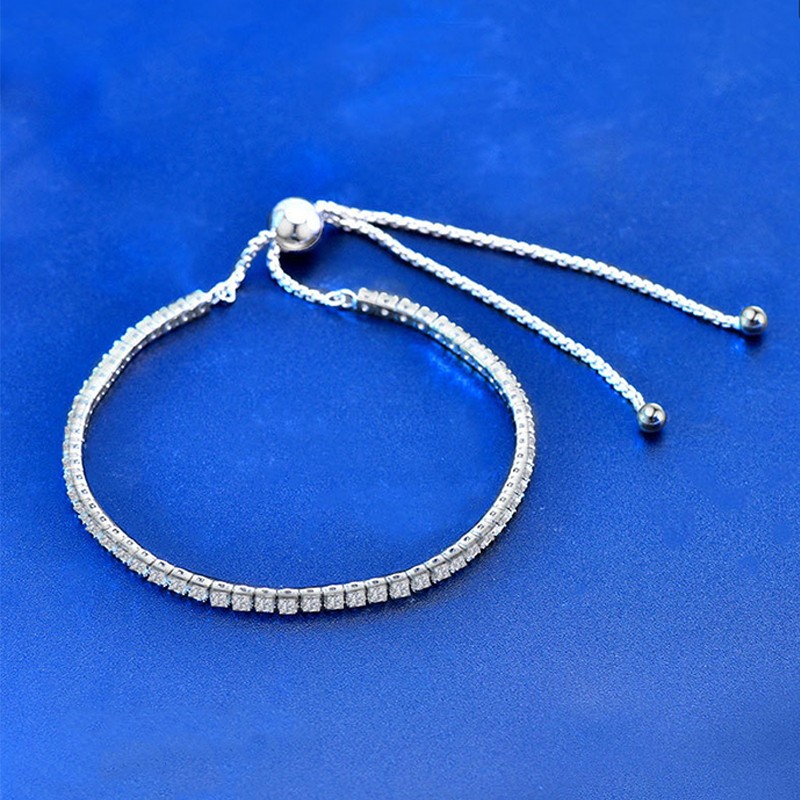 925 Sterling Silver Tennis Bracelet Supplier - Classic Romance Wedding Engagement Moissanite