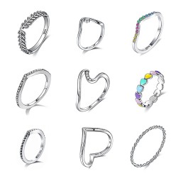 925 Sterling Silver Knuckle Rings Factory - Joint Stackable Midi Finger Bohemian Retro