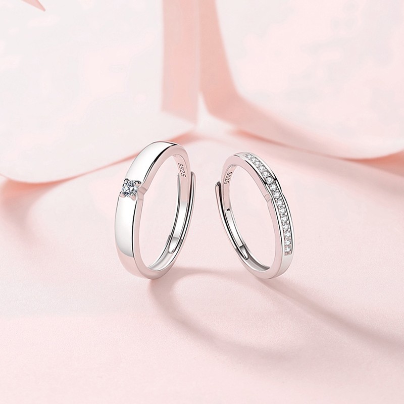 925 Sterling Silver Wedding Ring Manufacturer - White Rhodium Plated Engagement Eternity