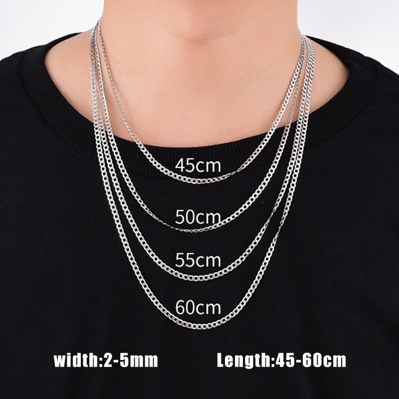 925 Sterling Silver Cuban Chain Supplier - 1.4/2mm Venetian Box Link Hip Hop