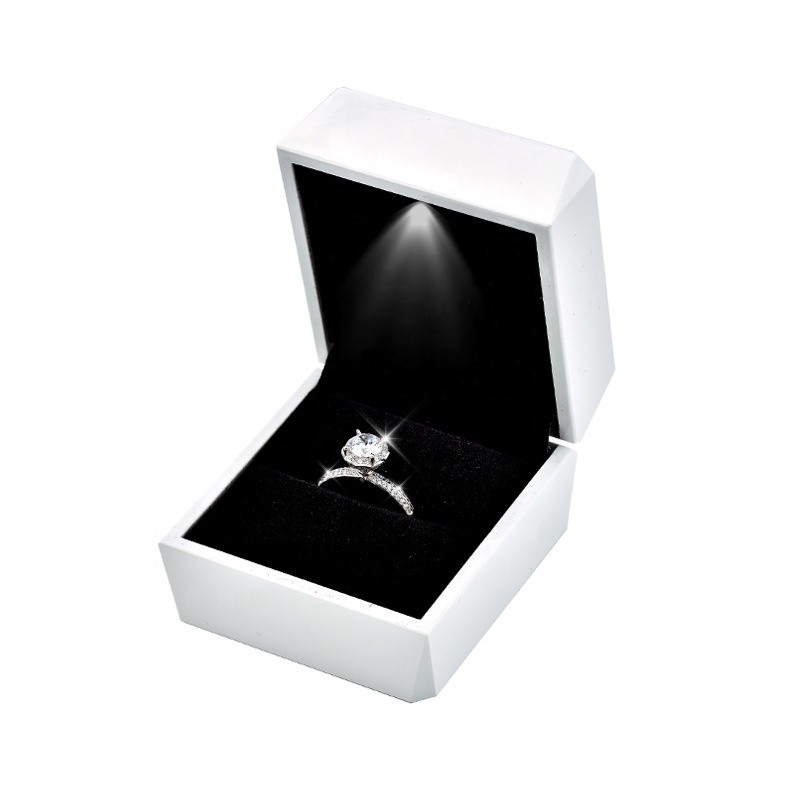 Jewelry Display Box Manufacturer - LED Lighted Earring Ring Necklace Gift Wedding