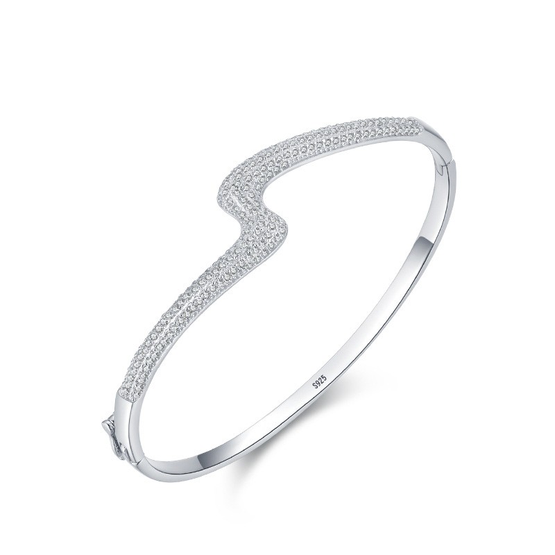925 Sterling Silver Bangle Factory - Simple Fashion Trendy Fine Jewelry Silver