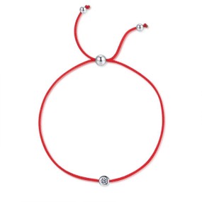 925 Sterling Silver Bracelet Supplier - Red Drawstring 0.3Ct Moissanite Romance Jewelry
