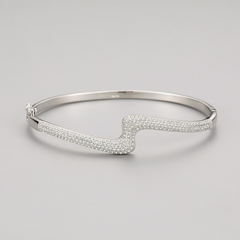 925 Sterling Silver Bangle Factory - Simple Fashion Trendy Fine Jewelry Silver