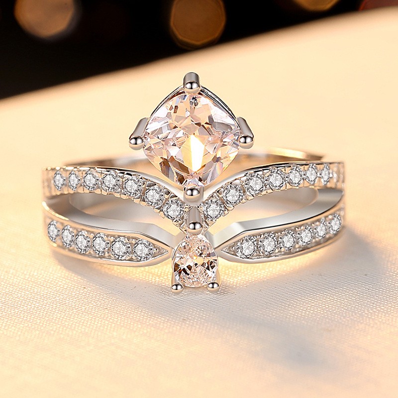 925 Sterling Silver Ring Supplier - Diamond Engagement Wedding Zirconia Fashion