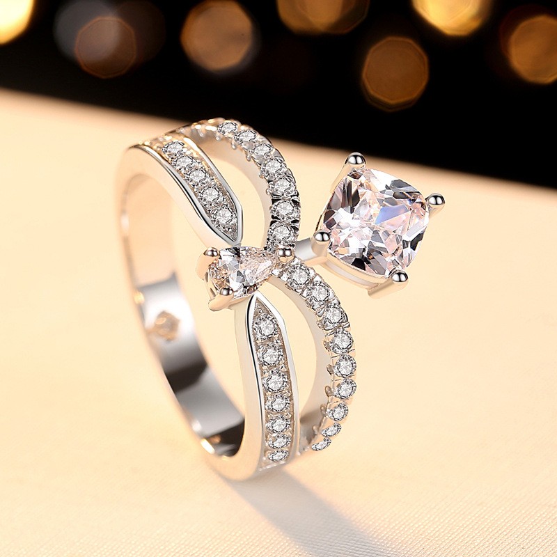 925 Sterling Silver Ring Supplier - Diamond Engagement Wedding Zirconia Fashion