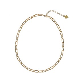 925 Sterling Silver Choker Necklace Factory - Gothic Paperclip Link Chains Hip Hop