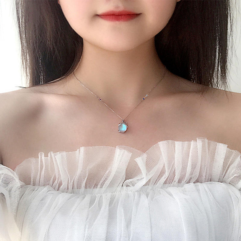 925 Sterling Silver Pendant Necklace Factory - Elegant Insect Firefly Luxury Wedding