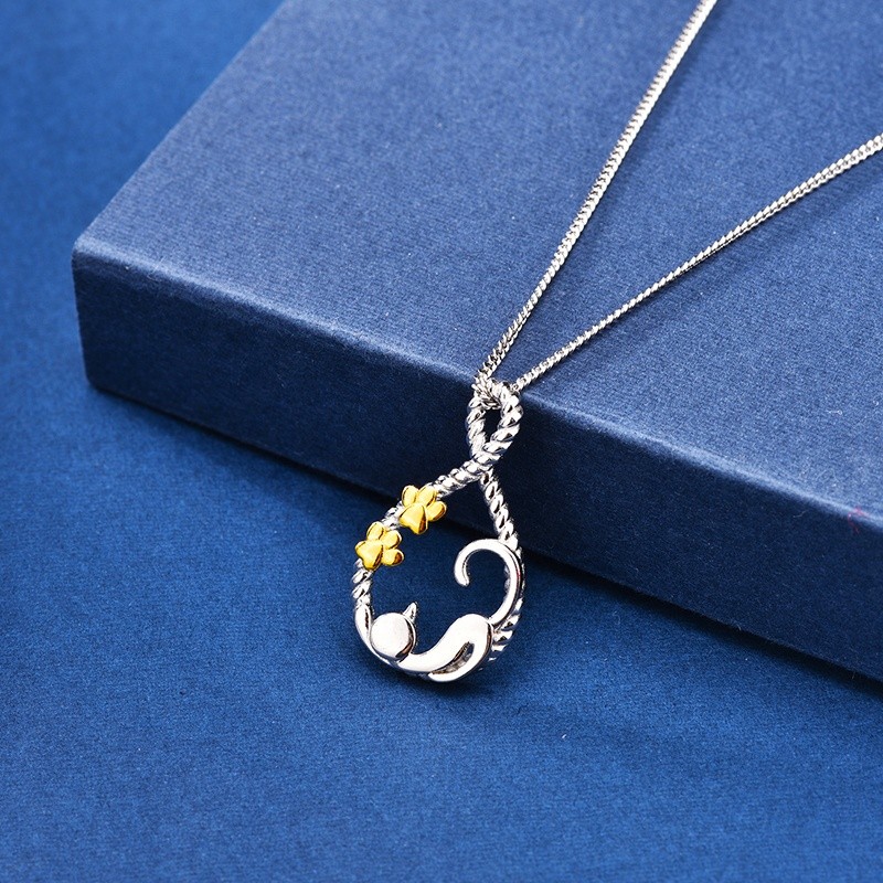 Animal Pendant Necklace Manufacturer - Cute Cat Dog Paw Water Drop Charm Birthday
