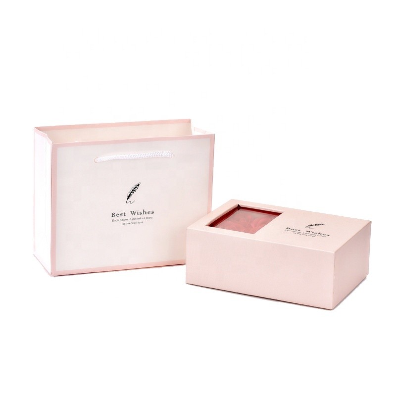 Jewelry Box Supplier - Mother's Day Eternal Rose Earrings Necklace Storage Wedding