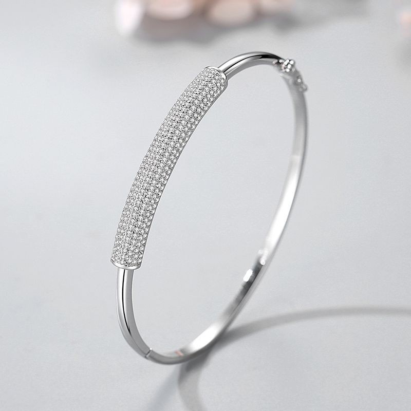 925 Sterling Silver Bracelet Factory - Luxury Classic Sparkling Cubic Zirconia Gift