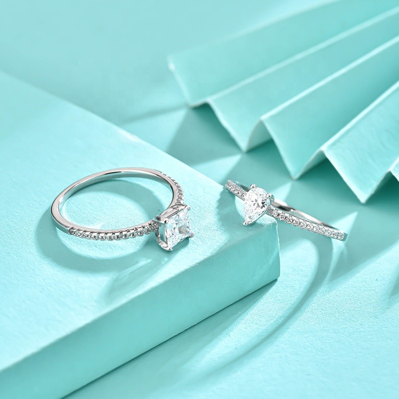 925 Sterling Silver Eternity Rings Supplier - Zircon Luxury Wedding CZ Cocktail Band