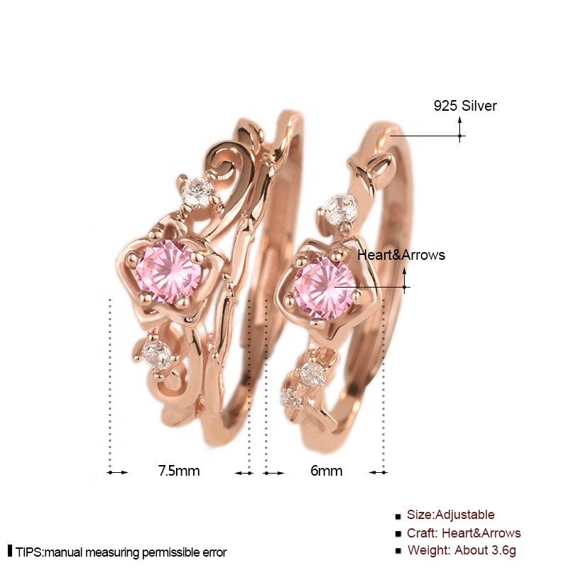 925 Sterling Silver Jewelry Set Manufacturer - Halloween Cartoon Belle Princess Flower