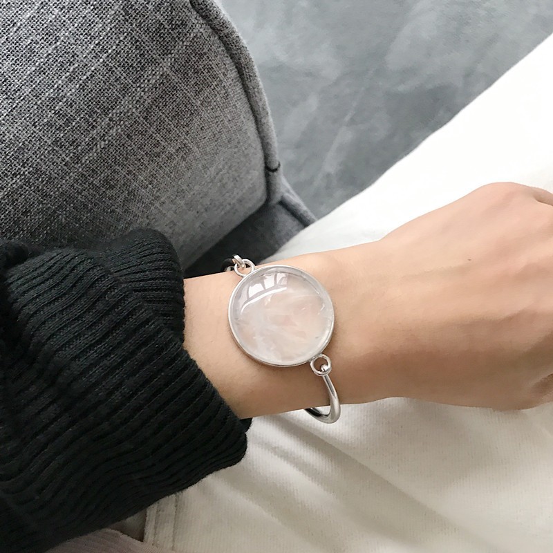 925 Sterling Silver Bracelet Manufacturer - Custom Pink Crystal Austrian Bangle Women