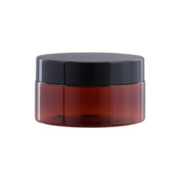 Plastic Jar Supplier - 100ml Amber PET Cream Lotion Container