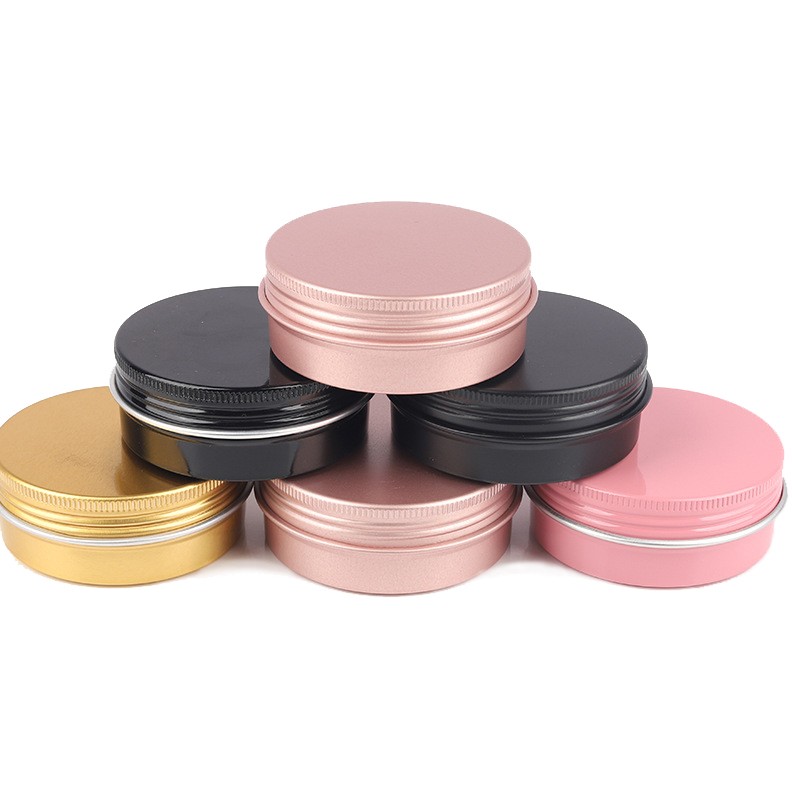 Aluminum Tin Container Supplier - 60ml Refillable Cosmetic Jar
