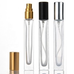 Perfume Bottle Factory - 10ml Transparent Square Fine Mist Spray