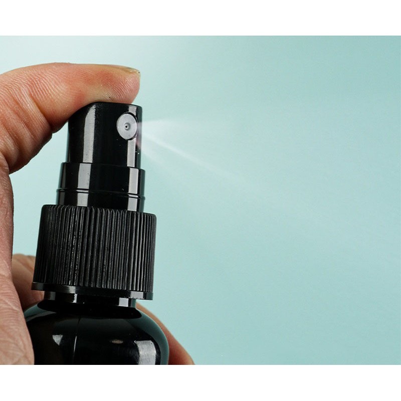 Lotion Bottle Factory - 100ml Black Plastic Pump Sprayer