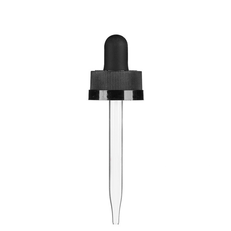 Dropper Bottle Factory - 30ml Black Frosted Glass Pipette
