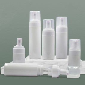 Soap Foam Pump Bottle Supplier - 150ml White Plastic Refillable