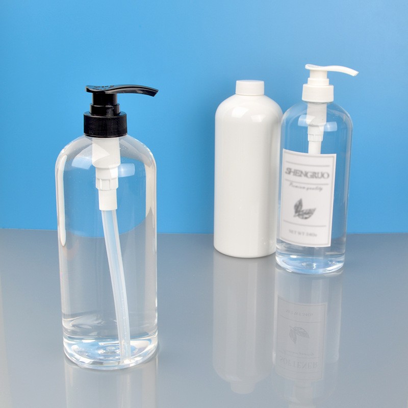 Plastic Bottle Manufacturer - 1000ml PET Clear Lotion Container