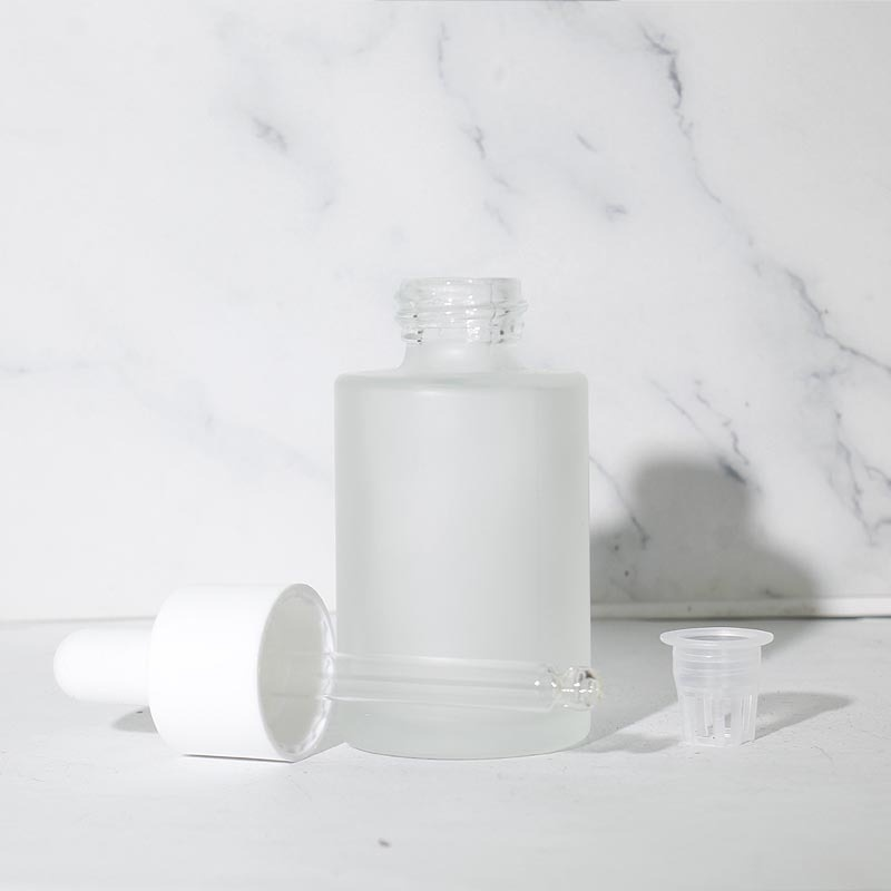 Dropper Bottle Supplier - 20-50ml Frosted Glass Colorful Cap